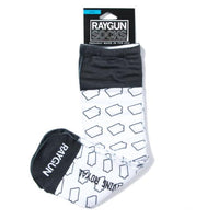 Iowa Outline Black & White Socks