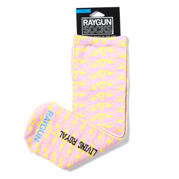 Uterus Outline Socks - Pink