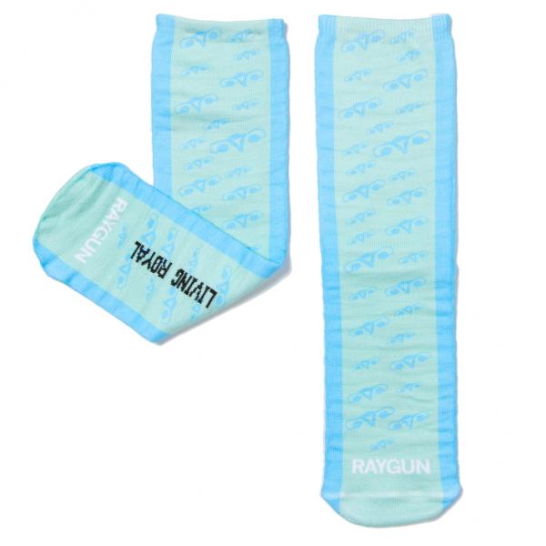 Uterus Outline Socks - Blue