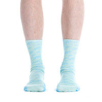 Uterus Outline Socks - Blue