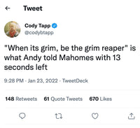 Kansas City Chiefs Andy Reid Grim Reaper Shirt
