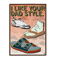 Dad Style Greeting Card