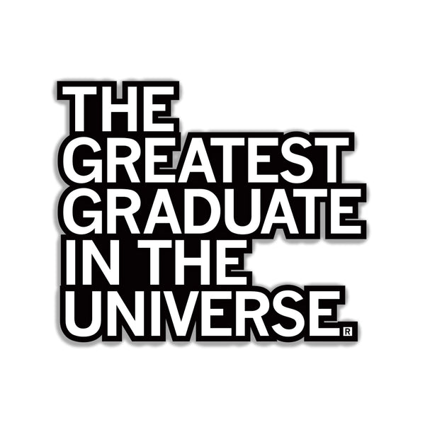greatest graduate sticker