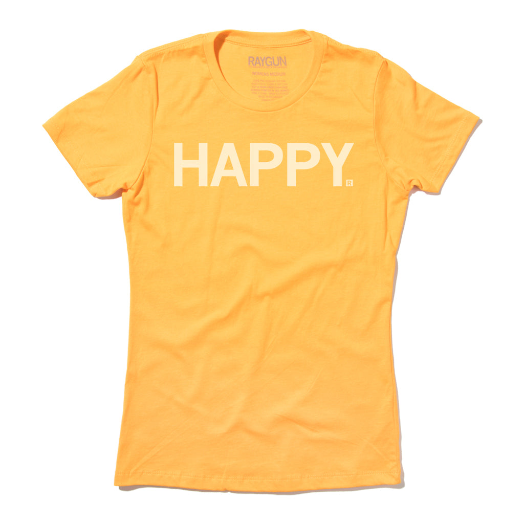 Happy Pride 2021 Raygun LGBTQA T-Shirt Snug womens