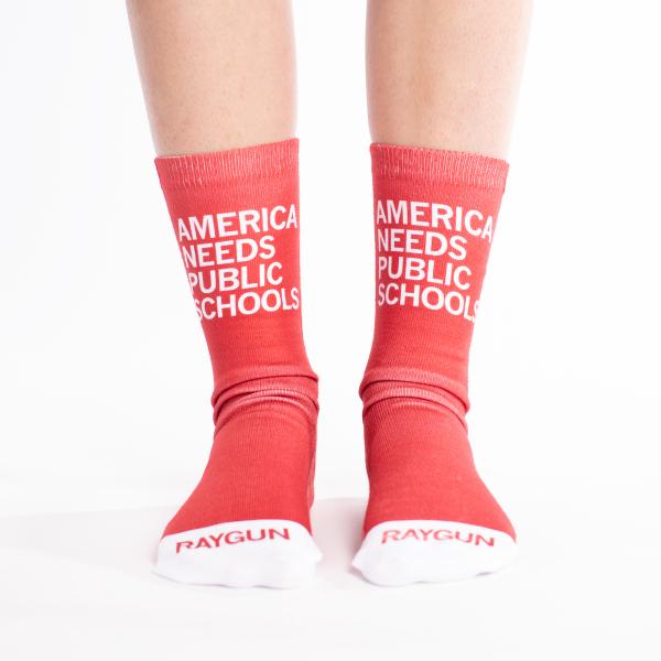 America Needs Public Schools Socks