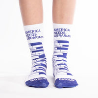 America Needs Librarians Socks