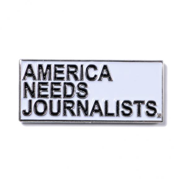 America Needs Journalists Enamel Pin