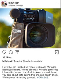 America Needs Journalists Enamel Pin