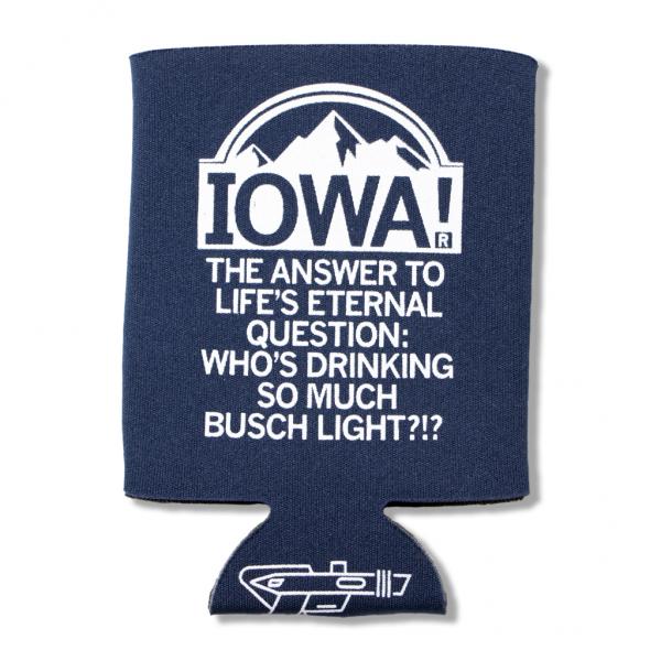 Iowa: Light Beer Can Cooler