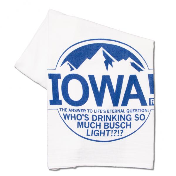 Iowa: Light Beer Kitchen Towel