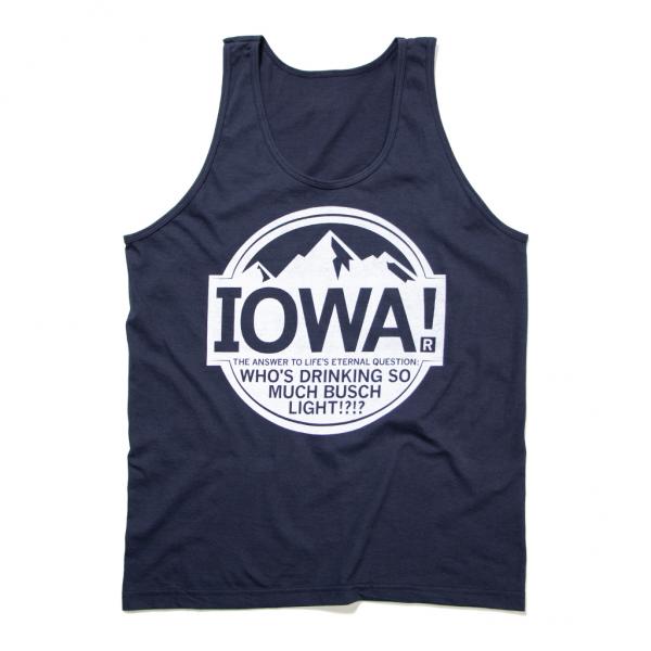 Iowa: Light Beer Tank Top