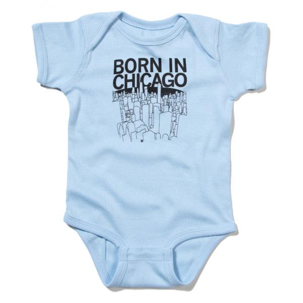 Born In Chicago Onesie