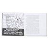 A union printed book page features a map of the Midwestern United States with incorrectly labeled states and cities, such as a misplaced Des Moines, accompanied by a humorous essay about the confusion surrounding Midwestern geography.