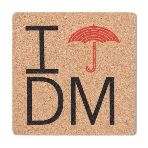 I (Umbrella) DM Cork Coaster