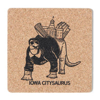 Iowa Citysaurus Cork Coaster