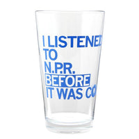 NPR Before It Was Cool Pint Glass