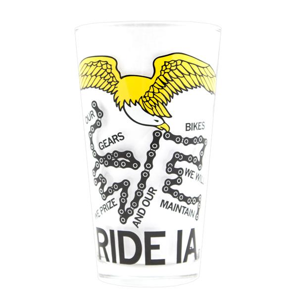 Ride IA Pint Glass