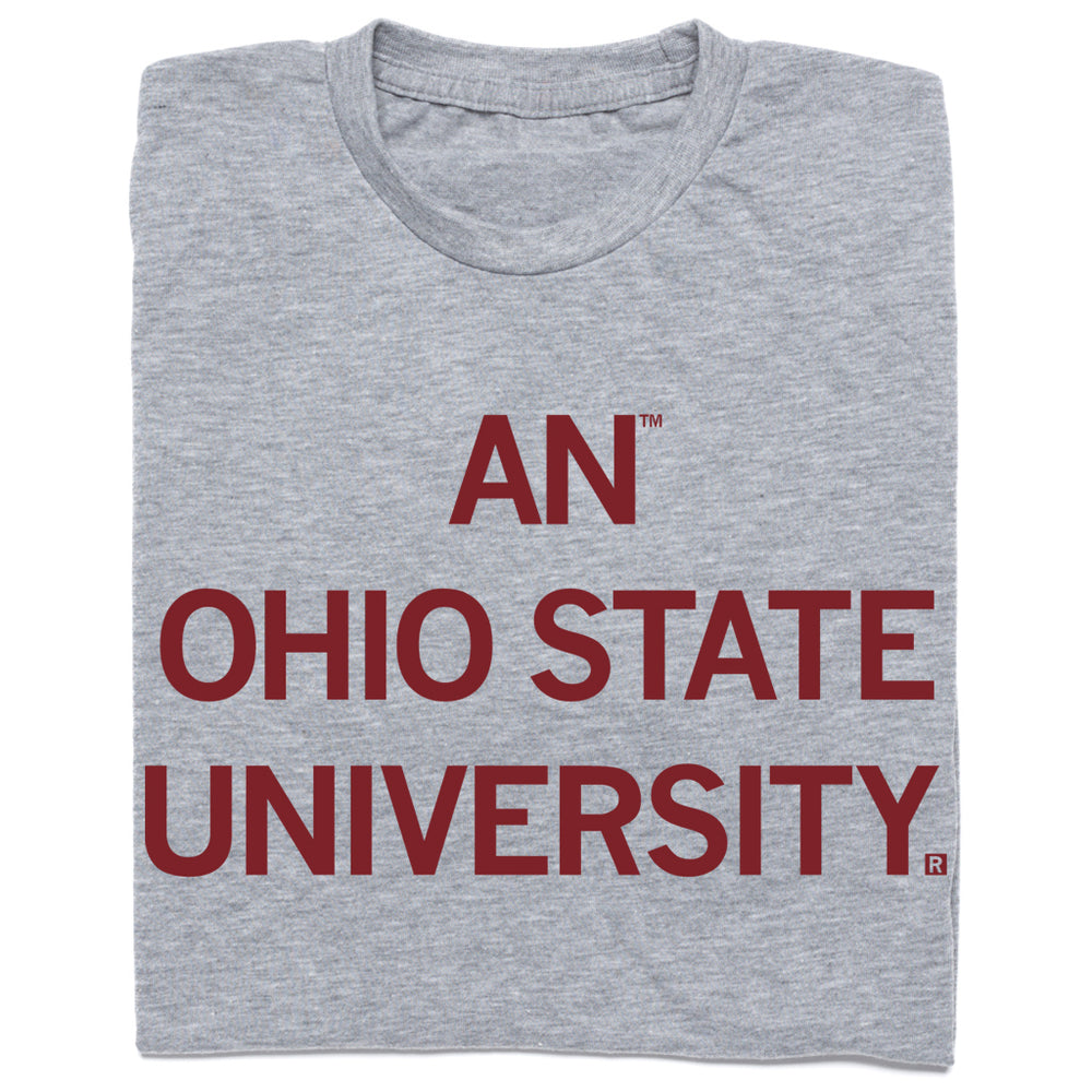 An Ohio State University T-shirt