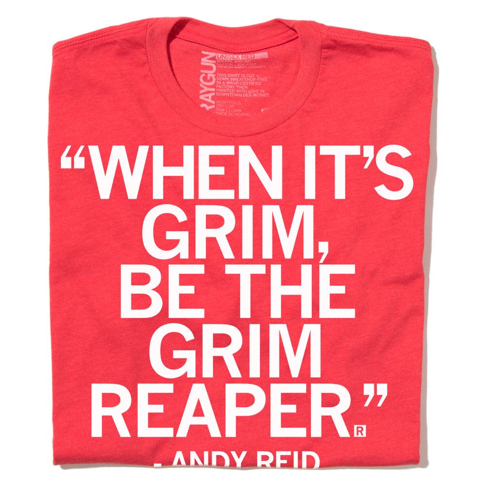 Andy Reid Grim Reaper Red T-Shirt – RAYGUN