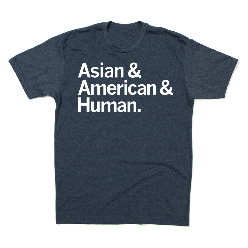 Asian & American & Human T-Shirt Shirt Standard Unisex Raygun Jenny Lau