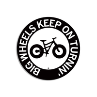 Big Wheels Keep On Turnin Die-Cut Sticker