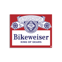 Bikeweiser: King of Gears Sticker