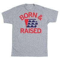 Des Moines Born and Raised Iowa T-Shirt