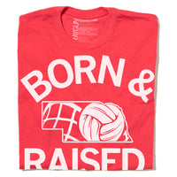 NE Volleyball Born & Raised T-Shirt