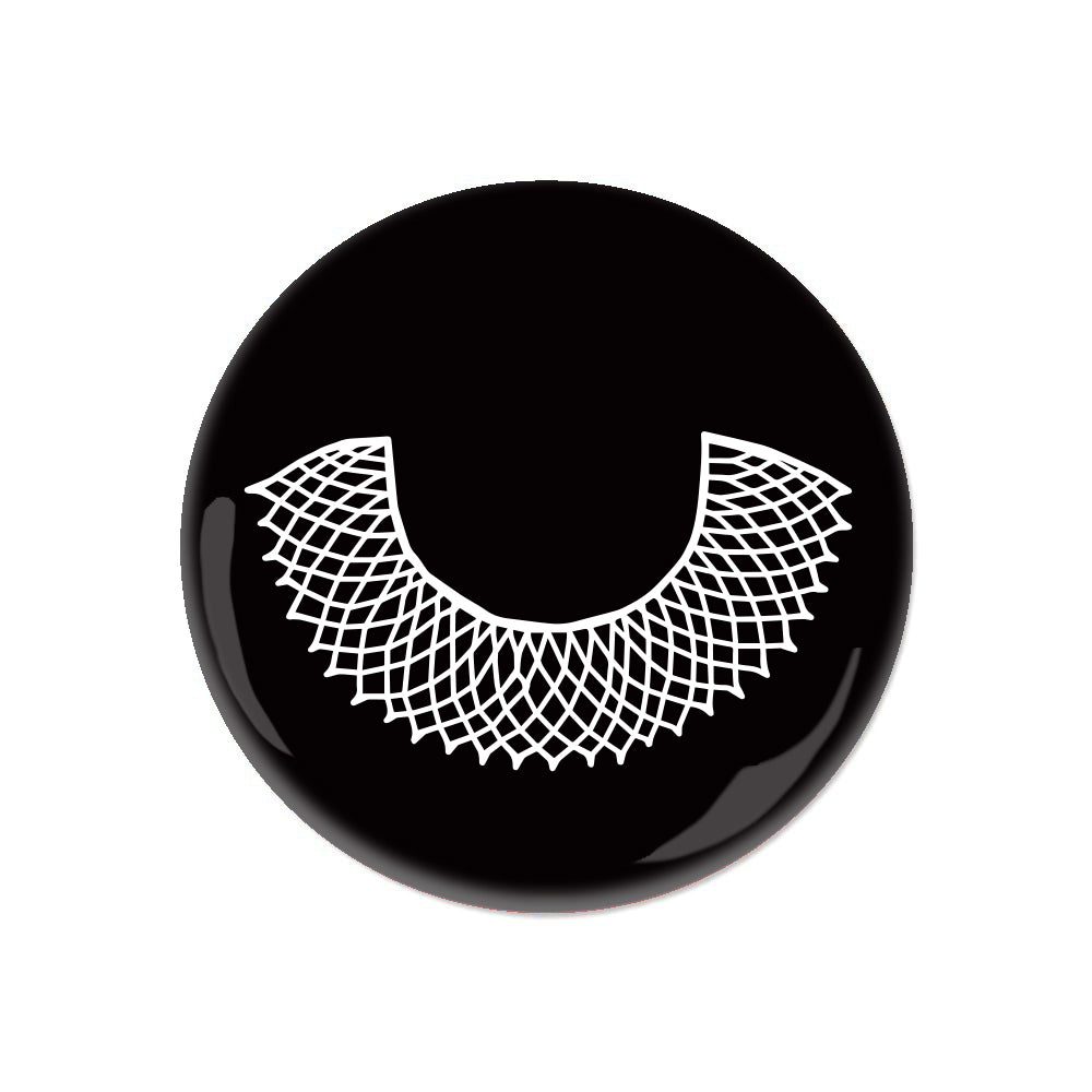 RBG Ruth Bader Ginsburg Dissent Collar Button