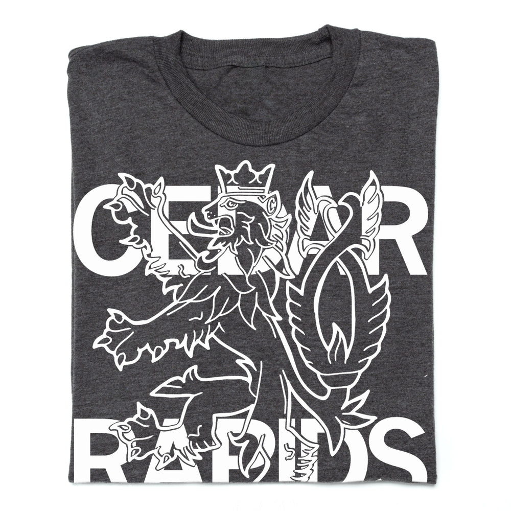 Cedar Rapids Lion Logo T-Shirt