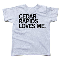 Cedar Rapids Loves Me Raygun T-Shirt Standard Unisex Kids