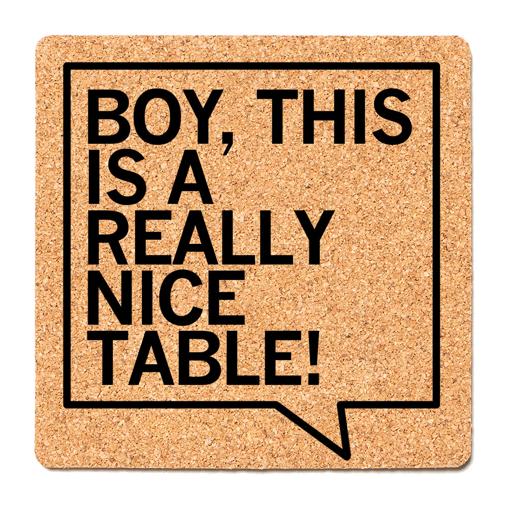 Really Nice Table Cork Coaster