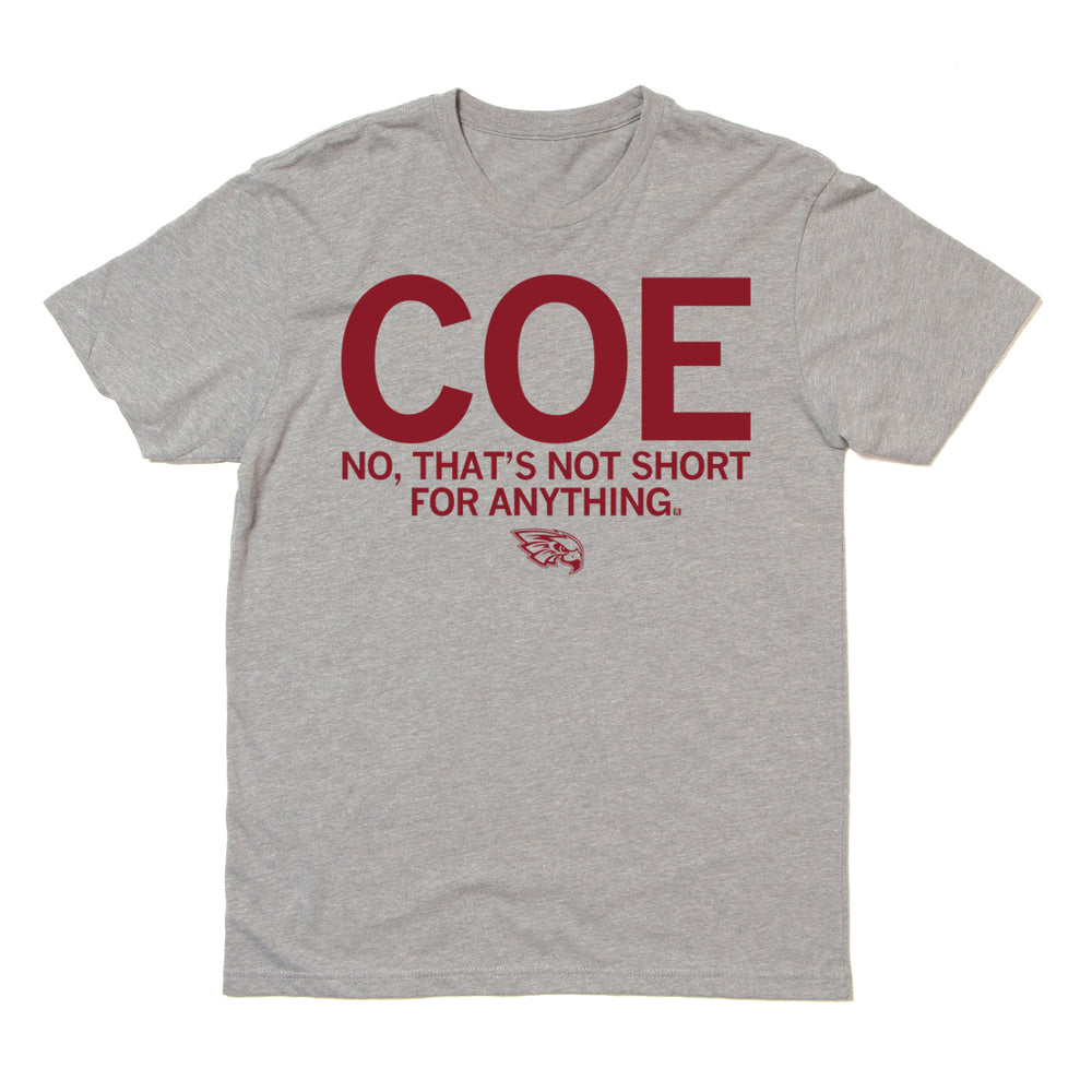 Coe No That's Not Short For Anything
