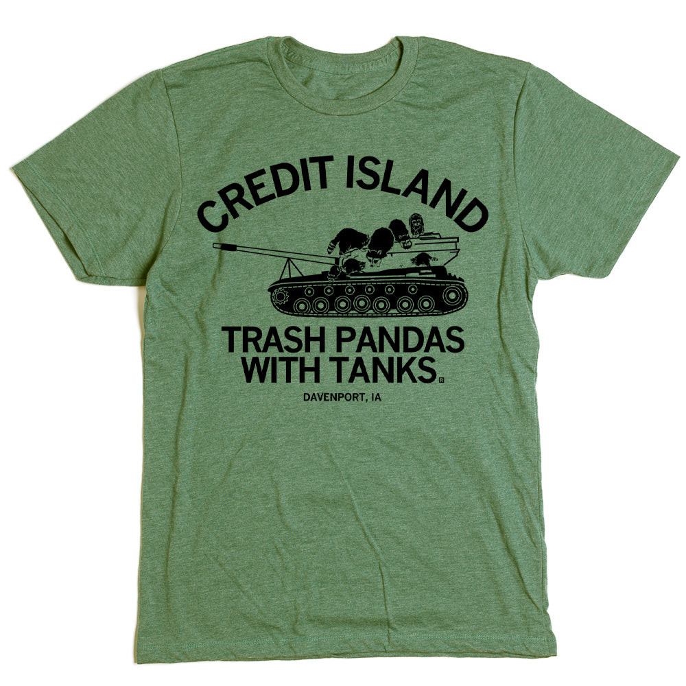 Credit Island Davenport Racoon Shirt