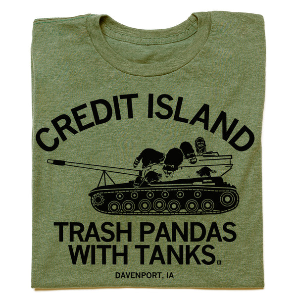 Davenport Credit Island: Trash Pandas With Tanks Shirt