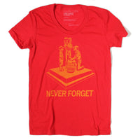 Cyhawk Never Forget Cyclones Hawkeyes University of Iowa Iowa State Ames Iowa City Trophy Game Football Sports Rivalry School Raygun T-Shirt Standard Unisex Snug Red Gold