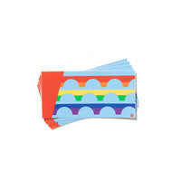 DSM Pride Flag Mini Sticker