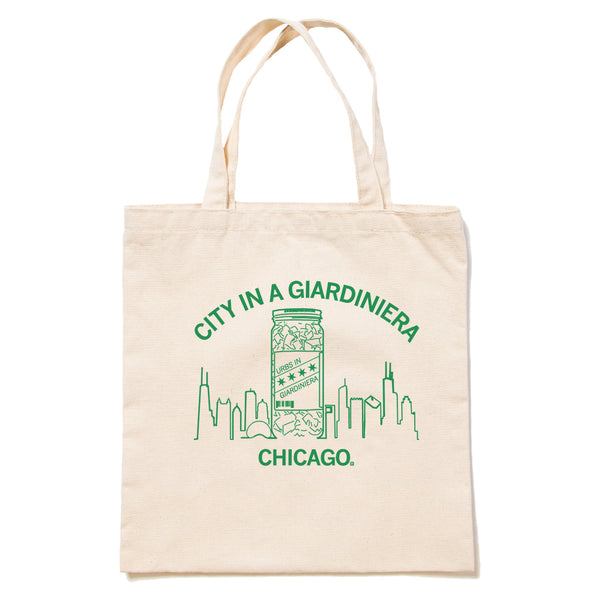 Chicago City In A Giardiniera Tote Bag