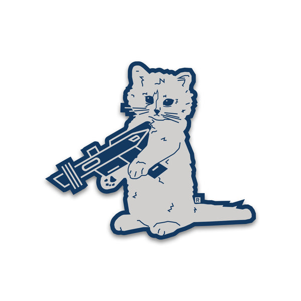 Gary Navy Outline Die-Cut Sticker