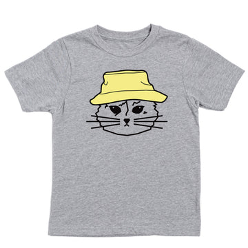 Bucket Hat Cat Youth Shirt