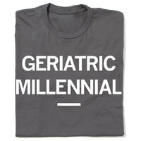 Geriatric Millennial Raygun T-Shirt Standard Unisex