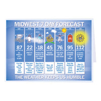Midwest Forecast Greeting Card
