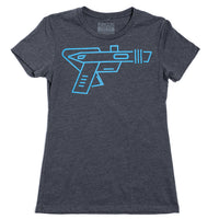 gun Logo Black Raygun T-Shirt Standard Unisex snug