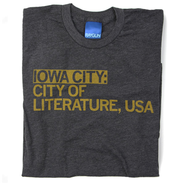 Literature Iowa City Raygun T-Shirt Standard Unisex