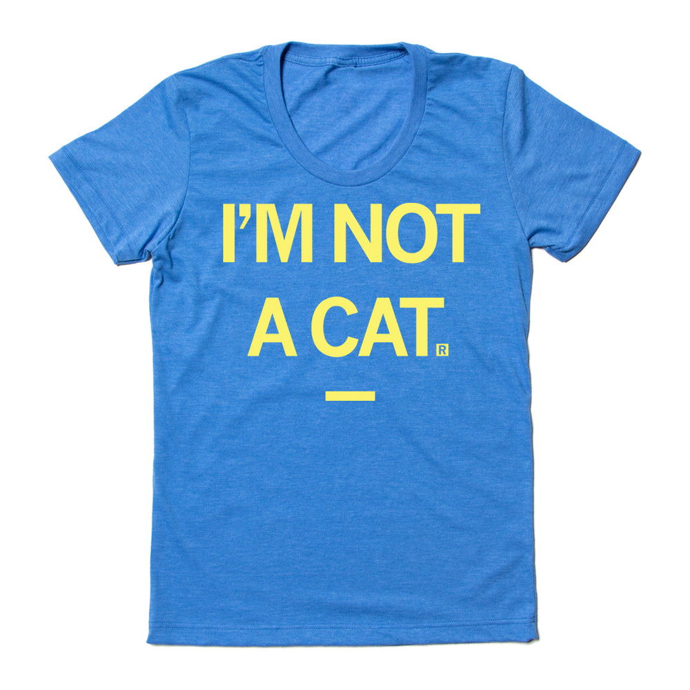 I Am Not A Cat Zoom Meeting T-Shirt