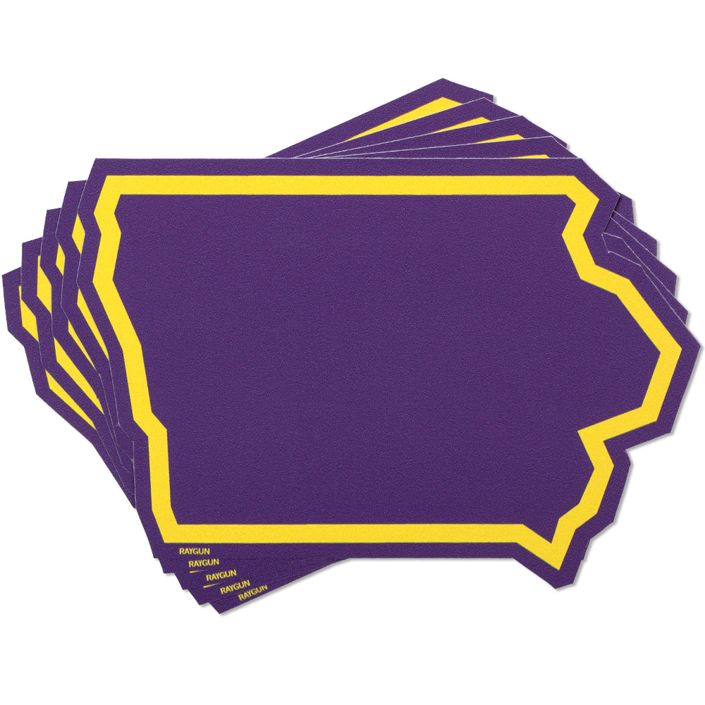 Iowa Panthers Purple Gold Outline State Ames Des Moines Yellow UNI Iowa City Cedar Rapids