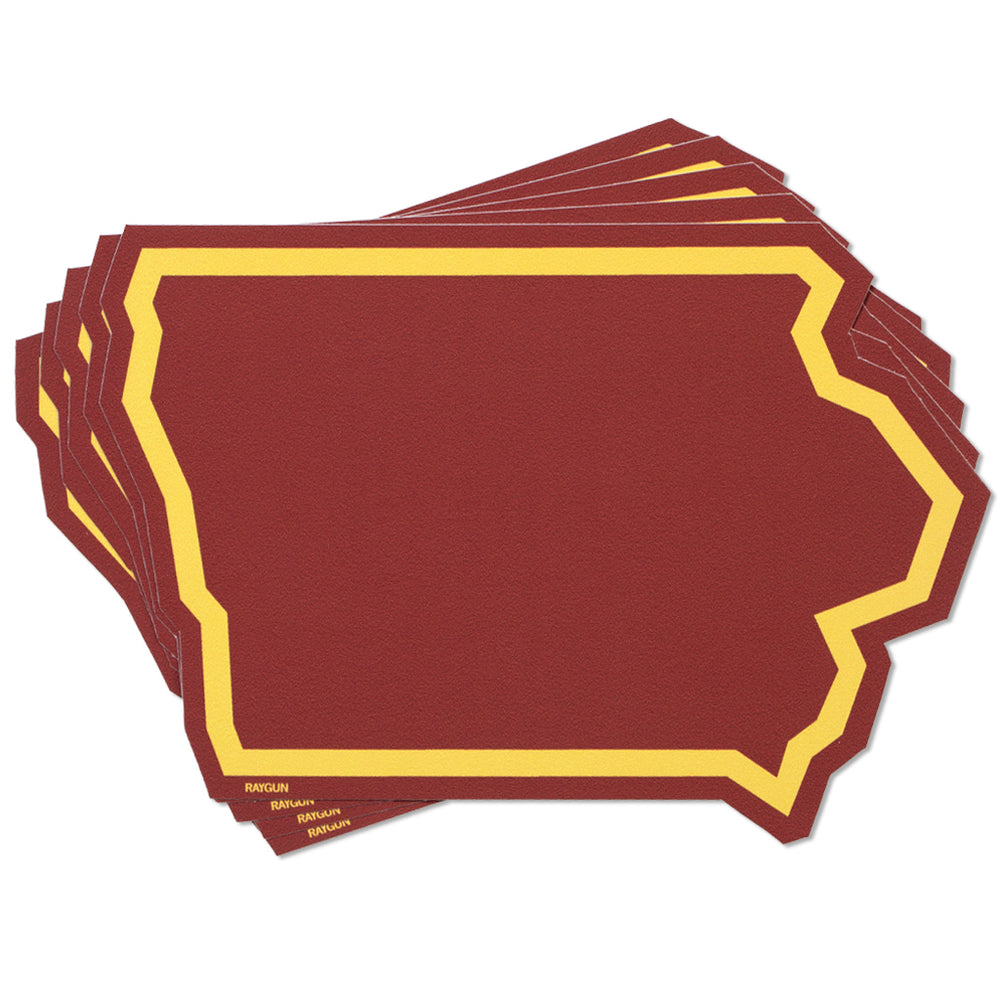 Iowa State Sticker Die-Cut Gold Cardinal Red Ames Des Moines Cedar Rapids Cyclones ISU