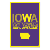 Iowa Vowels Poster