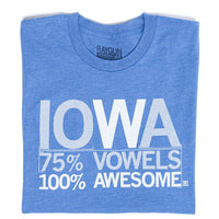 Iowa Vowels Raygun T-Shirt Standard Unisex