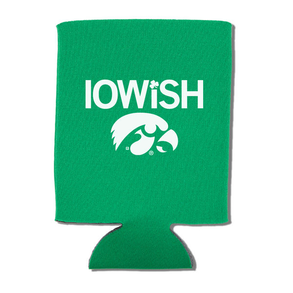 Iowish Tigerhawk Iowa Can Cooler